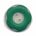 Bloemknoop met opstaande rand groen 25 mm (ca. 25 stuks) Bloemknoop met opstaande rand groen 25 mm (ca. 25 stuks)
