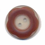 Bloemknoop met opstaande rand bruin 25 mm (ca. 25 stuks) Bloemknoop met opstaande rand bruin 25 mm (ca. 25 stuks)