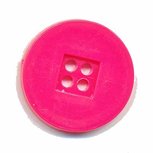 Knoop retro fuchsia 25 mm (ca. 25 stuks) Knoop retro fuchsia 25 mm (ca. 25 stuks)