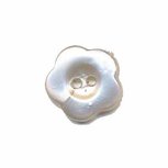 Bloemknoop wit parelmoer 15 mm (ca. 50 stuks) Bloemknoop wit parelmoer 15 mm (ca. 50 stuks)