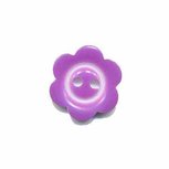 Bloemknoop met rand lila/paars 15 mm (ca. 50 stuks) Bloemknoop met rand lila/paars 15 mm (ca. 50 stuks)
