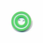 Knoop 'donut' klein appel groen 15 mm (ca. 50 stuks) Knoop 'donut' klein appel groen 15 mm (ca. 50 stuks)