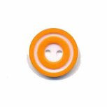 Knoop 'donut' klein oranje 15 mm (ca. 50 stuks) Knoop 'donut' klein oranje 15 mm (ca. 50 stuks)