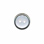 Knoop met metalen rand wit 13 mm (ca. 100 stuks) Knoop met metalen rand wit 13 mm (ca. 100 stuks)
