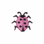 Opstrijkbare applicatie lieveheersbeestje roze (5 stuks) Opstrijkbare applicatie lieveheersbeestje roze (5 stuks)