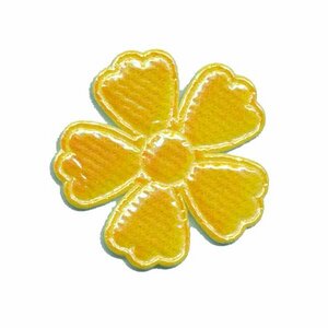 Applicatie glim bloem geel middel 35 mm (ca. 25 stuks)