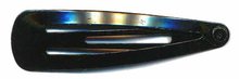 Klik-klak haarknipje ZWART 4,5 cm (ca. 20 stuks)