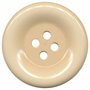 Grote knoop ivoor 50 mm (10 stuks)