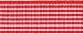 Rood-wit streepband 27 mm (ca. 45 m)