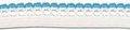 Wit-blauw elastiek met sierrand 12 mm 