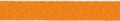Oranje keperband 10 mm (ca. 25 m)