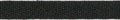 Zwart keperband 10 mm (ca. 25 m)