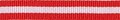 Rood-wit-rood streep grosgrain/ribsband 10 mm (ca. 25 m)