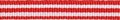 Rood-wit streep grosgrain/ribsband 10 mm (ca. 25 m)