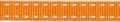 Oranje-wit stippel grosgrain/ribsband 10 mm (ca. 25 m)