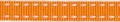 Oranje-wit stippel grosgrain/ribsband 10 mm (ca. 25 m)