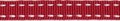 Bordeaux-wit stippel grosgrain/ribsband 10 mm (ca. 25 m)