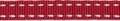 Bordeaux-wit stippel grosgrain/ribsband 10 mm (ca. 25 m)