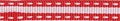 Rood-wit stippel/streep grosgrain/ribsband (ca. 25 m)