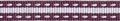 Aubergine-wit stippel/streep grosgrain/ribsband 10 mm (ca. 25 m)