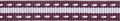 Aubergine-wit stippel/streep grosgrain/ribsband 10 mm (ca. 25 m)