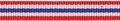 Rood-wit-blauw streep grosgrain/ribsband 10 mm (ca. 25 m)