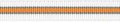 Wit-grijs-oranje streep grosgrain/ribsband 10 mm (ca. 25 m)