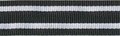 Zwart-wit streepband 19 mm (ca. 45 m)