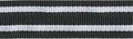 Zwart-wit streepband 19 mm (ca. 45 m)