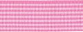 Licht roze-wit streepband 27 mm (ca. 45 m)