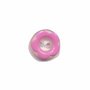 Bloemknoop met opstaande rand roze 11 mm (ca. 100 stuks)