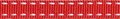 Rood-wit stippel grosgrain/ribsband 10 mm (ca. 25 m)