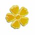 Applicatie glim bloem geel middel 35 mm (ca. 25 stuks)_