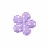 Applicatie bloem lila met witte stippen klein (ca. 25 stuks)_