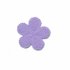 Applicatie bloem lila met witte stippen klein (ca. 25 stuks)_