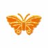 Applicatie glim vlinder oranje middel 40 x 25 mm (ca. 25 stuks)_