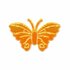 Applicatie glim vlinder oranje middel 40 x 25 mm (ca. 25 stuks)_