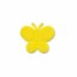 Applicatie glim vlinder geel klein 20 x 20 mm (ca. 25 stuks)_