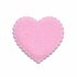 Applicatie ruitjes hart roze middel 35 x 30 mm (ca. 25 stuks)_