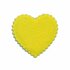 Applicatie glim hart geel middel 35 x 30 mm (ca. 25 stuks)_